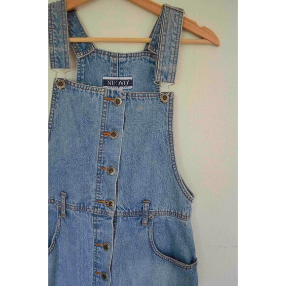 Vintage Denim Maxi Length Jumper Size Medium - Picture 3 of 5